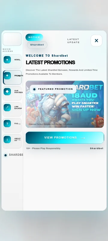 Shardbet Casino mobile access